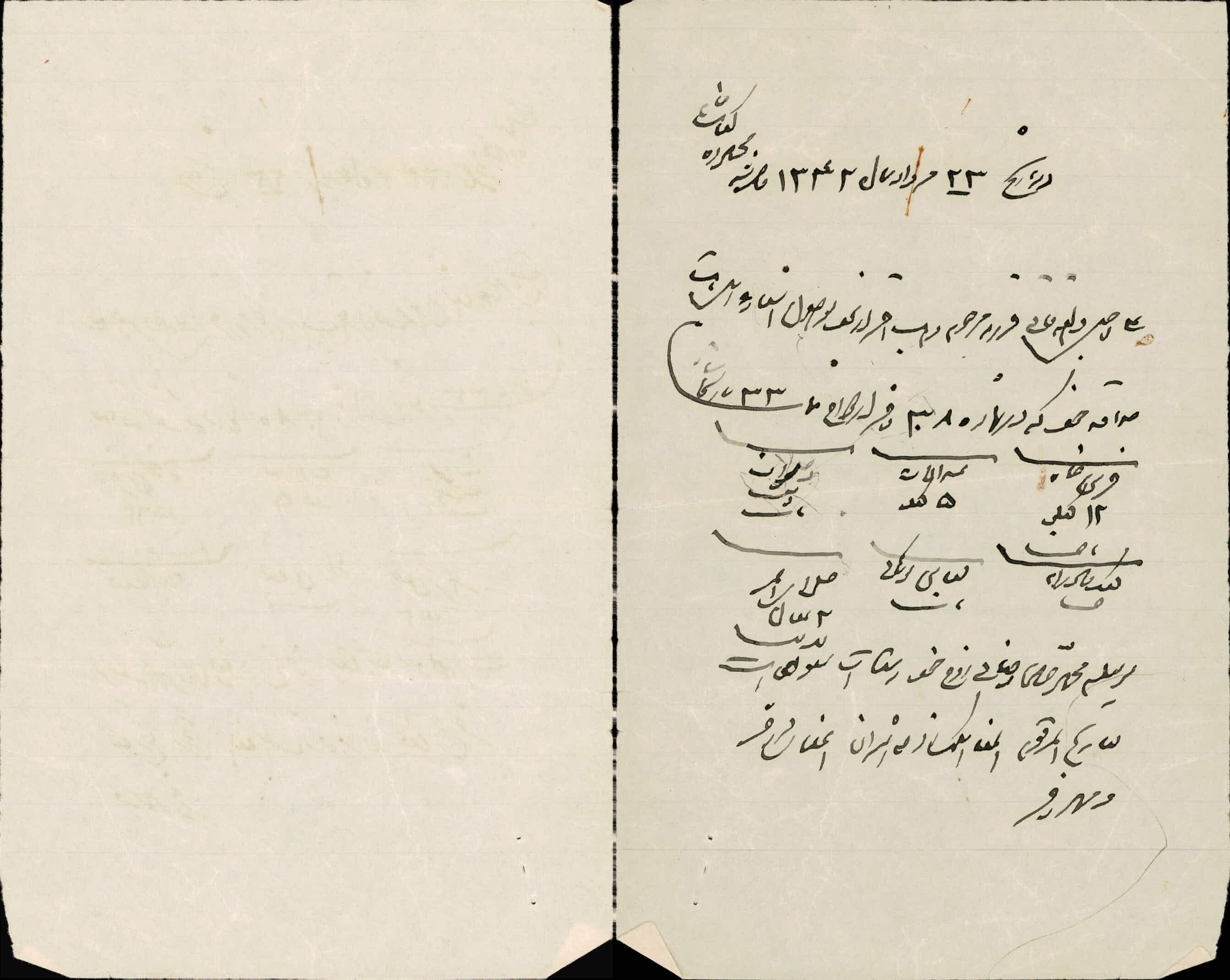 رسید تحویل مهریه